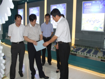 兗州區(qū)副區(qū)長劉曉林一行蒞臨天意機(jī)械指導(dǎo)工作！